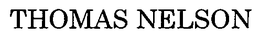 THOMAS NELSON trademark