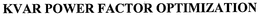 KVAR POWER FACTOR OPTIMIZATION trademark