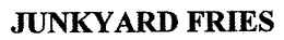 JUNKYARD FRIES trademark