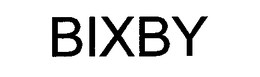 BIXBY trademark