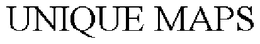 UNIQUE MAPS trademark