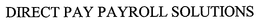 DIRECT PAY PAYROLL SOLUTIONS trademark