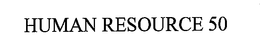 HUMAN RESOURCE 50 trademark