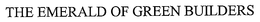 THE EMERALD OF GREEN BUILDERS trademark