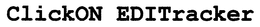 CLICKON EDITRACKER trademark
