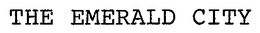 THE EMERALD CITY trademark