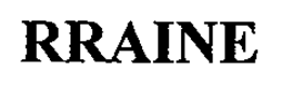 RRAINE trademark