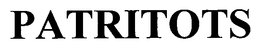 PATRITOTS trademark