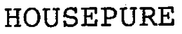 HOUSEPURE trademark