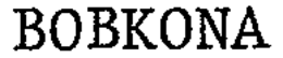 BOBKONA trademark