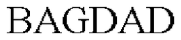 BAGDAD trademark