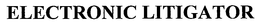 ELECTRONIC LITIGATOR trademark