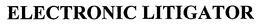 ELECTRONIC LITIGATOR trademark