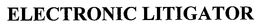 ELECTRONIC LITIGATOR trademark