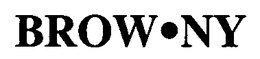 BROW·NY trademark