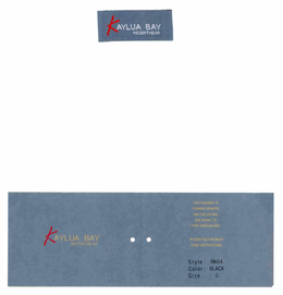 KAYLUA BAY RESORT WEAR trademark