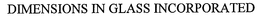 DIMENSIONS IN GLASS INCORPORATED trademark