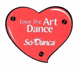 LOVE THE ART DANCE SO DANCA trademark