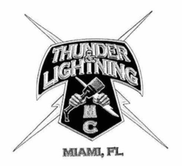 THUNDER & LIGHTNING MC MIAMI, FL trademark