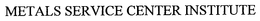 METALS SERVICE CENTER INSTITUTE trademark