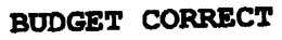BUDGET CORRECT trademark