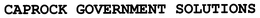 CAPROCK GOVERNMENT SOLUTIONS trademark
