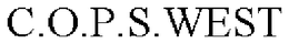 C.O.P.S.WEST trademark