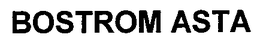 BOSTROM ASTA trademark