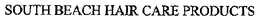 SOUTH BEACH HAIR CARE PRODUCTS trademark