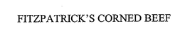 FITZPATRICK'S CORNED BEEF trademark