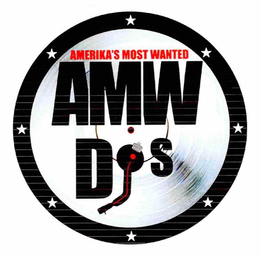 AMW DJS AMERIKA'S MOST WANTED trademark