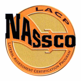 NASSCO LACP LATERAL ASSESSMENT CERTIFICATION PROGRAM trademark