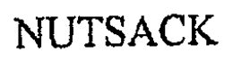 NUTSACK trademark