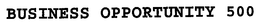 BUSINESS OPPORTUNITY 500 trademark
