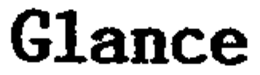 GLANCE trademark