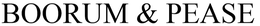 BOORUM & PEASE trademark