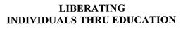 LIBERATING INDIVIDUALS THRU EDUCATION trademark