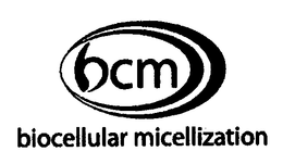 BCM BIOCELLULAR MICELLIZATION trademark