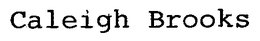 CALEIGH BROOKS trademark