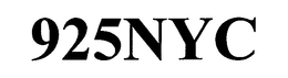 925NYC trademark