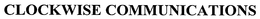 CLOCKWISE  COMMUNICATIONS trademark