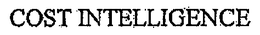 COST INTELLIGENCE trademark