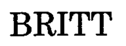 BRITT trademark