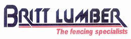 BRITT LUMBER THE FENCING SPECIALISTS trademark