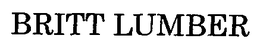 BRITT LUMBER trademark