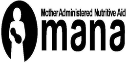 MANA MOTHER ADMINISTERED NUTRITIVE AID trademark