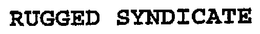 RUGGED SYNDICATE trademark