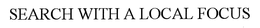 SEARCH WITH A LOCAL FOCUS trademark