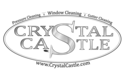 CRYSTAL CASTLE PRESSURE CLEANING WINDOW CLEANING GUTTER CLEANING WWW.CRYSTALCASTLE.COM trademark