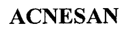 ACNESAN trademark